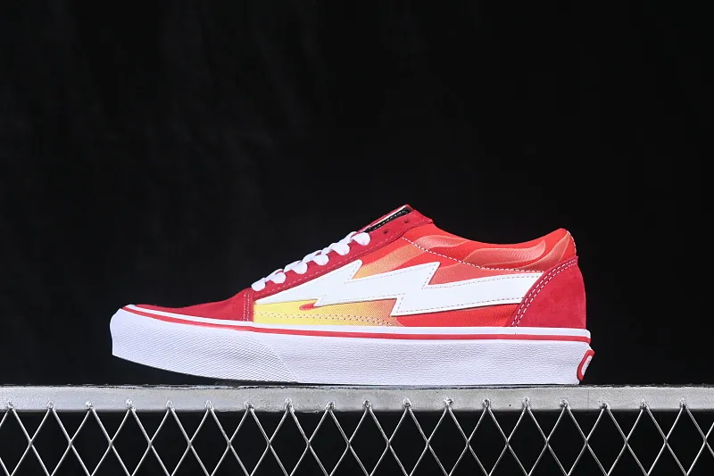 All categories Vans Vans series Vans Low Vans low-top Revenge x Storm Old Skool Lightning joint low-top casual sneakers Red Flame